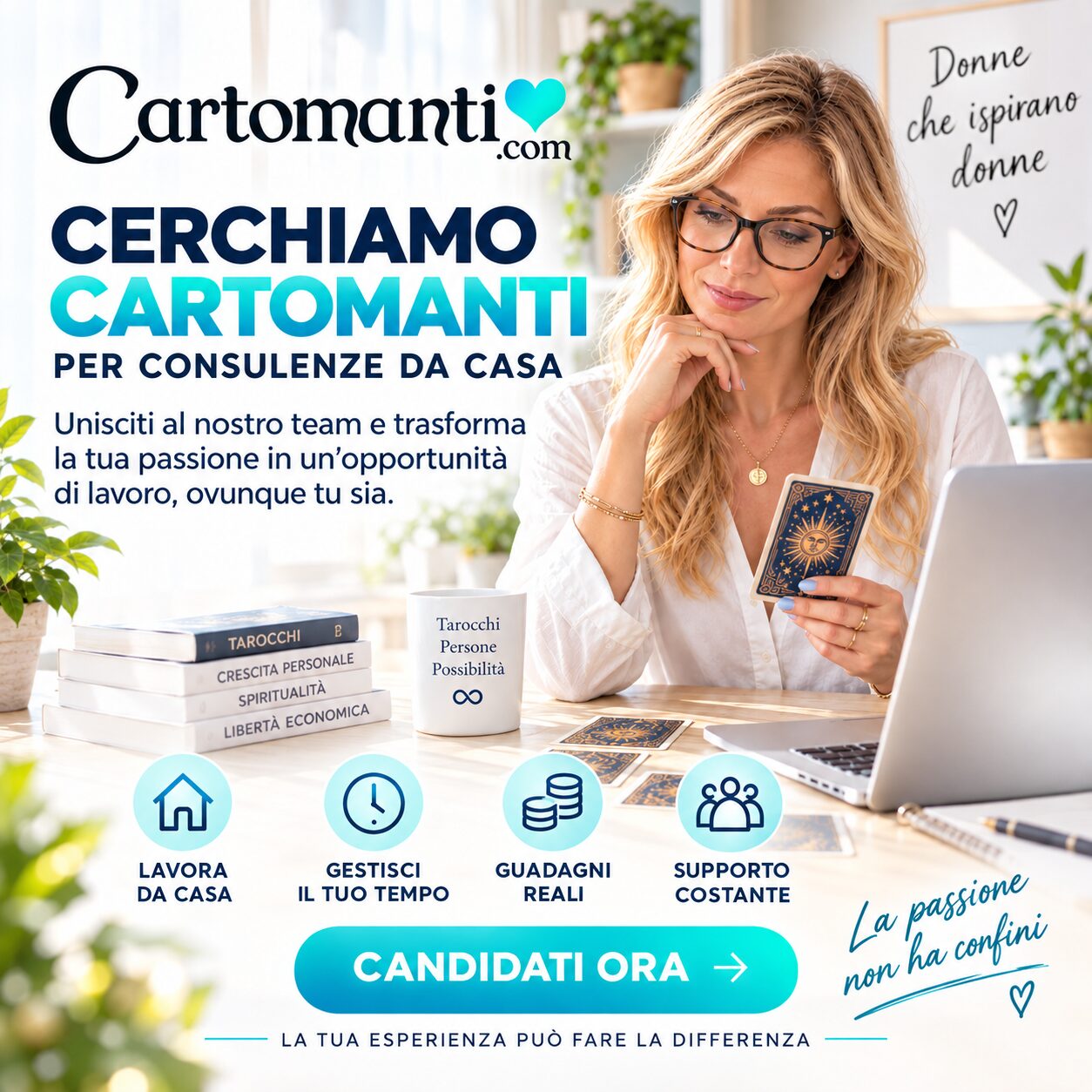Cartomanti.com cerca cartomanti per consulti al telefono, lavoro da casa