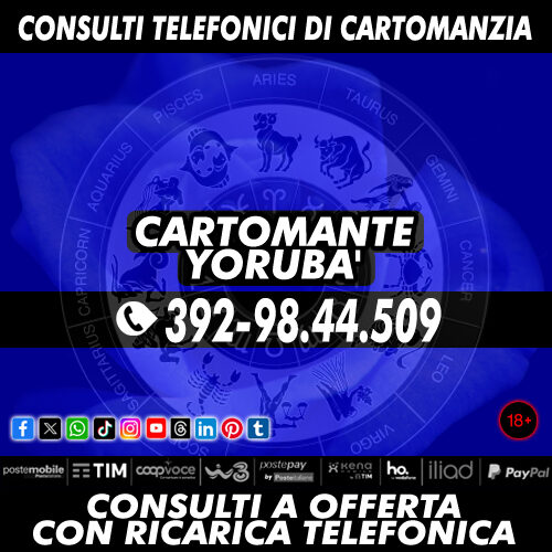Non chiedere ciò che già sai, chiedi ciò che non sai! Il Cartomante YORUBA'