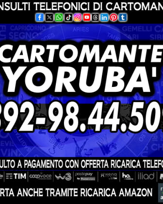 Problemi? Chiedi consiglio ai Tarocchi del Cartomante YORUBA'