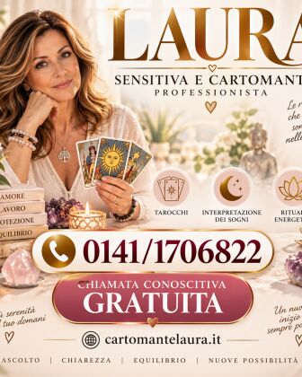 Laura Cartomante. La verità che stai cercando ti aspetta. 0141/1706822